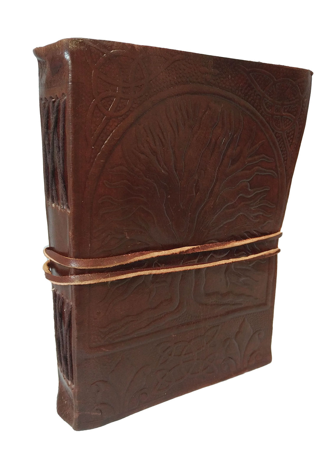 Celtic Tree of Life Book of Shadows Blank Notebook Leather Journal  Diary